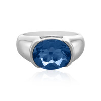 Anello in argento con Fluorite Cangiante