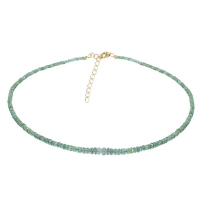 Collana in argento con Smeraldo Zambia