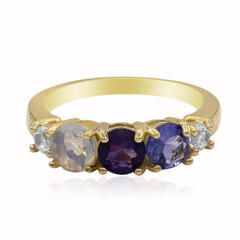 Anello in argento con Ametista Zambiana