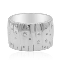 Anello in argento con Diamante I1 (G)