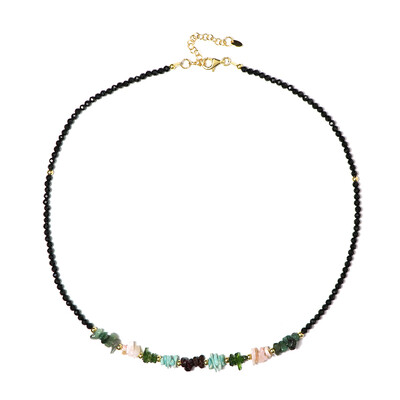 Collana in argento con Amazzonite (Riya)