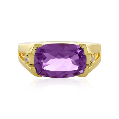 Anello in argento con Ametista Uruguay