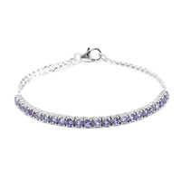 Bracciale in argento con Tanzanite
