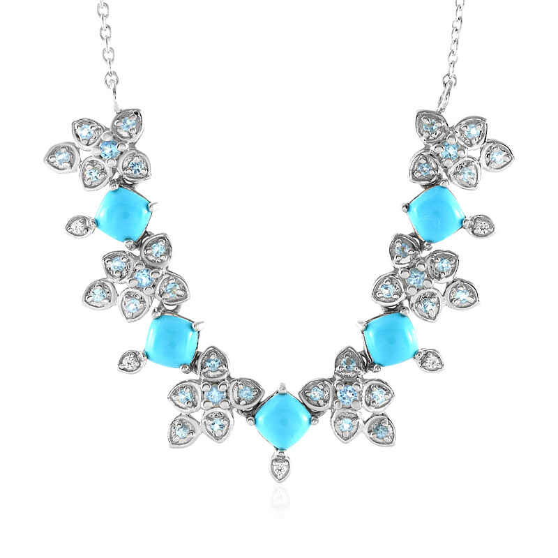 Grande Rosario "Perle Turchesi" Con Grani Di Ulivo E Croce Di San Benedetto - Foto 8