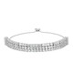 Bracciale in argento con Topazio Bianco (Adela Silber)