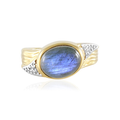 Anello in argento con Labradorite