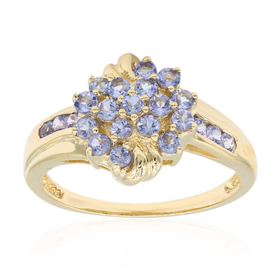 Anello in oro con Tanzanite