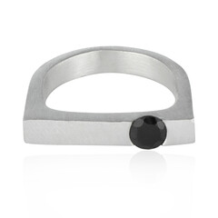 Anello in argento con Spinello Nero