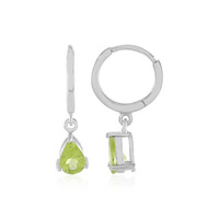 Orecchini in argento con Peridoto