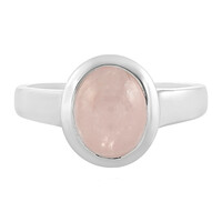 Anello in argento con Morganite
