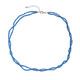 Collana in argento con Apatite Blu