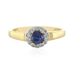 Anello in argento con Zaffiro Stellato Blu