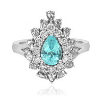 Anello in oro con Tormalina Paraíba (CIRARI)