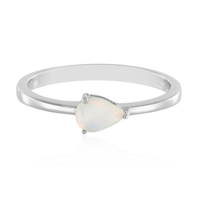 Anello in argento con Opale di Welo