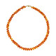 Collana in argento con Corniola (CUSTODANA)