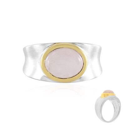 Anello in argento con Morganite del Madagascar