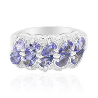 Anello in argento con Tanzanite