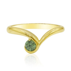 Anello in oro con Demantoide del Madagascar (John Ferry)