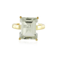 Anello in argento con Ametista Verde