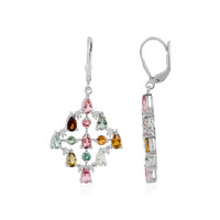 Orecchini in argento con Tormalina
