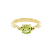Anello in argento con Peridoto