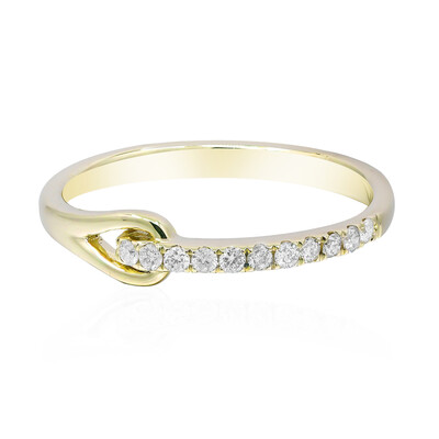 Anello in oro con Diamante I1 (H) (CIRARI)