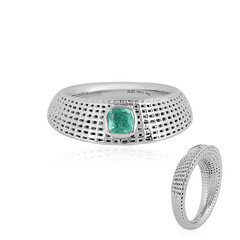 Anello in argento con Smeraldo Colombiano (SAELOCANA)