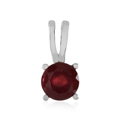 Ciondolo in argento con Rubino del Madagascar