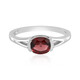 Anello in argento con Granato Mozambico