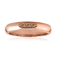 Anello in oro con Diamante Rose de France SI1 di Argyle