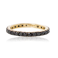 Anello in oro con Diamante Nero