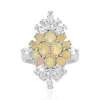 Anello in argento con Opale di Welo