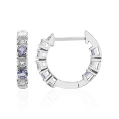 Orecchini in argento con Topazio Bianco