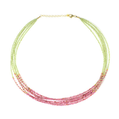 Collana in argento con Peridoto (Riya)