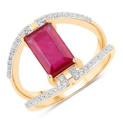 Anello in oro con Rubino del Madagascar (SUHANA)