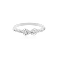 Anello in argento con Topazio Bianco