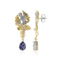 Orecchini in argento con Tanzanite (Gems en Vogue)