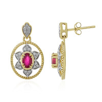 Orecchini in oro con Rubino del Madagascar (Adela Gold)