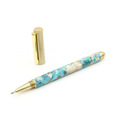Penna in ottone con Gemma