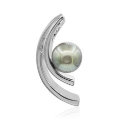 Ciondolo in argento con Perla Tahitiana (TPC)