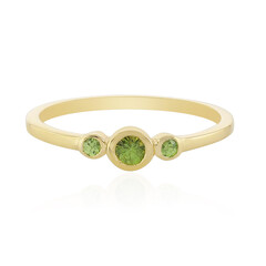 Anello in oro con Demantoide Russo (La Revelle)