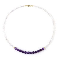 Collana in argento con Ametista (Riya)