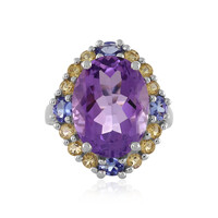 Anello in argento con Ametista