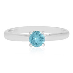 Anello in argento con Apatite Blu
