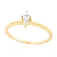 Anello in oro con Diamante VS1 (F) (de Melo)