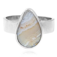 Anello in argento con Agata Lace
