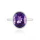 Anello in argento con Ametista del Marocco