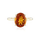 Anello in oro con Citrino Madeira