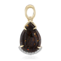 Ciondolo in oro con Opale Boulder