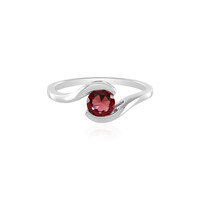 Anello in argento con Granato Mozambico